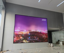 南陽(yáng)平頂山汽車4S店LED大屏安裝完畢